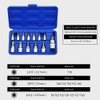 Torx Bit Sets - 13pcs, T50, T8-T70, 1/2", "3/8", "1/4