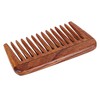 SVATV Handmade Rosewood / Rosewood Detangling Comb for Thick, Curly