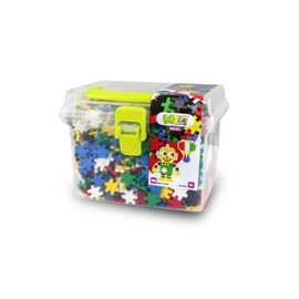 Meli Creative Minis Travel Box 1100 Educational Toy & Travel Set for Children: Flexible Puzzle, Mosaic & Construction Toy in Practical Case