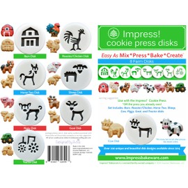 Farm 8 Disk Set for Cookie Presses