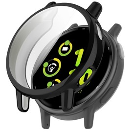 LOKEKE Compatible with Garmin Vivoactive 5 Protective Case Cover, Full Coverage TPU Protective Case Cover Shell Compatible with Garmin Vivoactive 5(TPU Black)