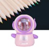 Spaceman Pencil Sharpeners Cartoon Cute Safe Flexible Electric Pencil Sharpener