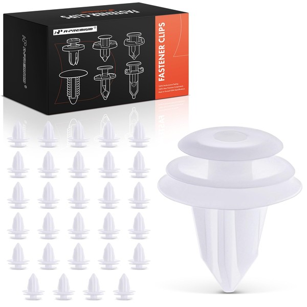 A-Premium 30PCS Nylon Lower Center Pillar Trim Retainer Clip Compatible