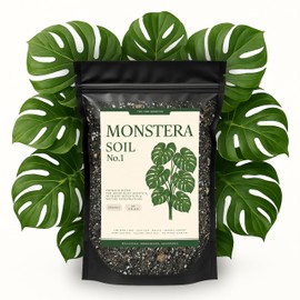Monstera Soil/Premium Potting Mix – Organic Blend for Healthy Growth | Perfect Drainage & Aeration | Nutrient-Rich | Monstera Deliciosa, Borsigiana, Adansonii & Variegated Varieties (4 QTS)
