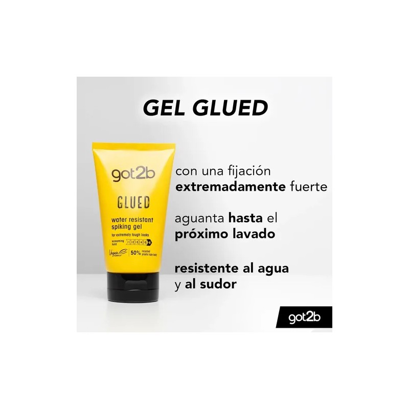 Got2b Glued Gel Fijador Gel Cejas Alta Fijacion 3pzs