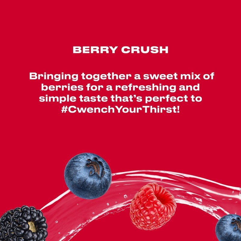 Cwench Ready to Drink Berry Crush 12x16.9oz