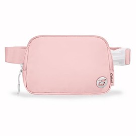 Bolsas cruzadas para mujer, riñonera con correa ajustable, impermeable en todas partes para entrenamiento, correr, viajes, senderismo, Rosa