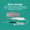 Hamilton Beach Electric Knife Set with Reciprocating Serrated Blades, Storage