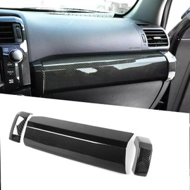 SKKYORO for 4Runner Center Console Dash Panel Cover Trim 3pcs Interior Accessories for Toyota 4Runner 2010-2023 Passenger Side Dash Cover Carbon Fiber Print