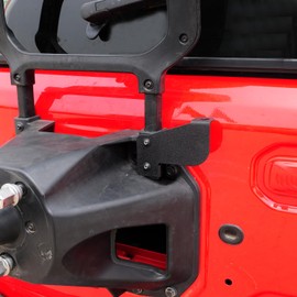 ZORASEN CB Antenna Mount Bracket Flag Holder Fit for Jeep Wrangler JL 2018 2019 2020 2021 2022 2023 2024