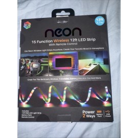Illumina Neon Wireless LED Strip 12ft RGB with Remote Control