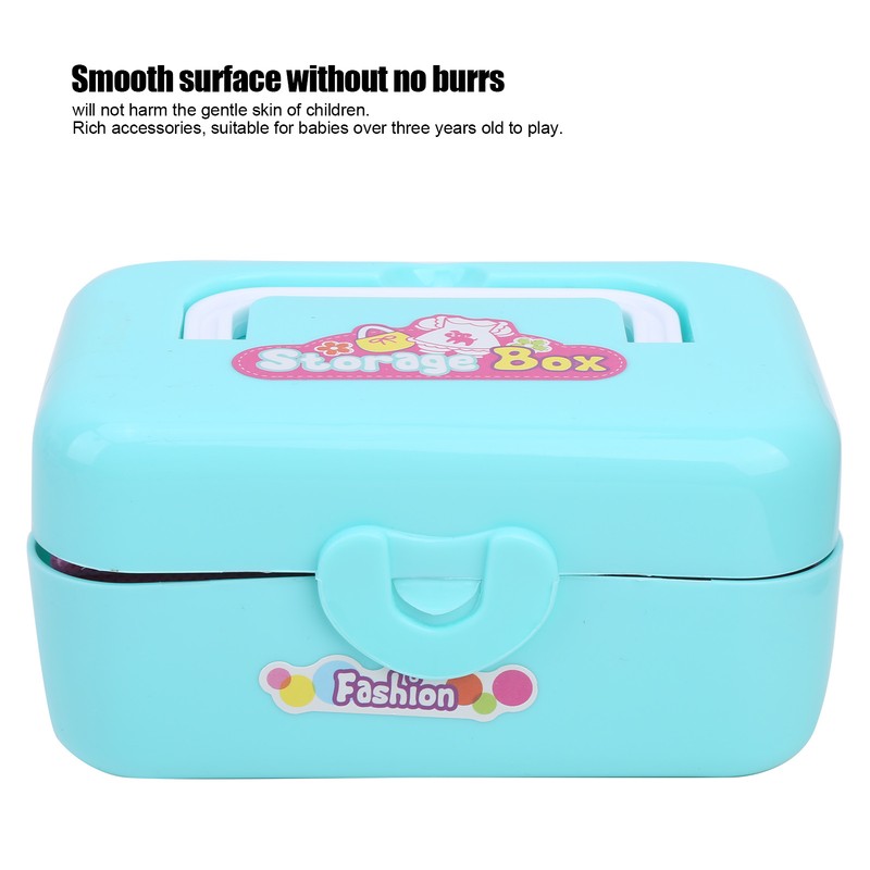 Kids Sewing Machine Toy Kit Portable W/Model Tape Scissor Threader