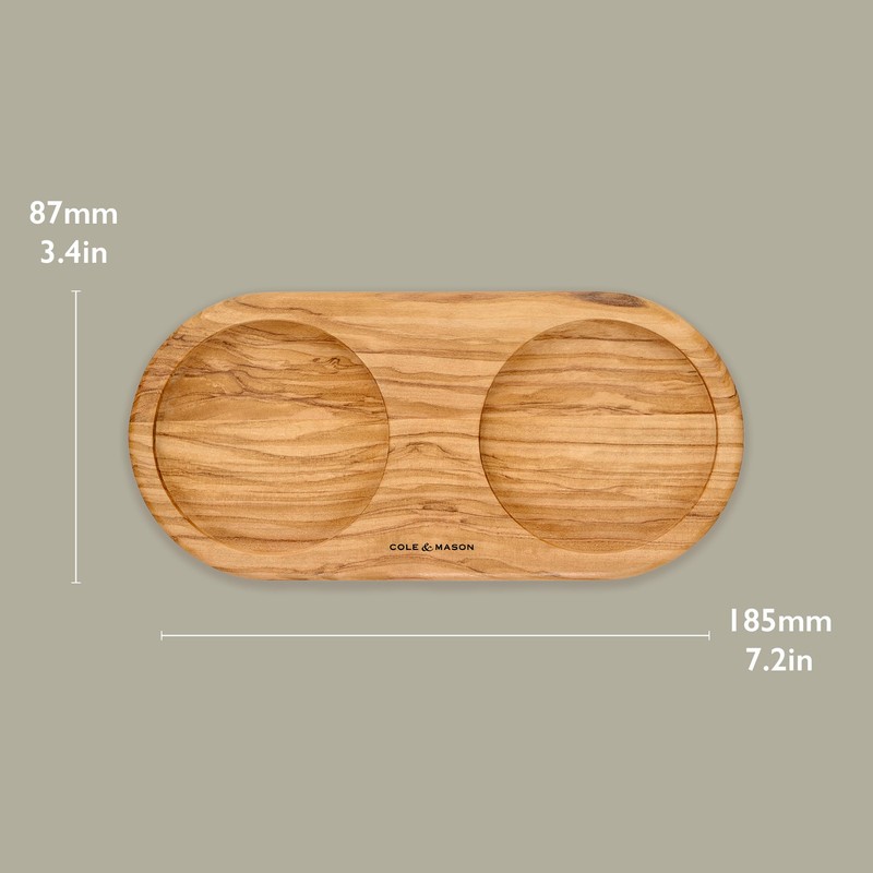 Cole & Mason Portobello Olive Wood Salt and Pepper Mill