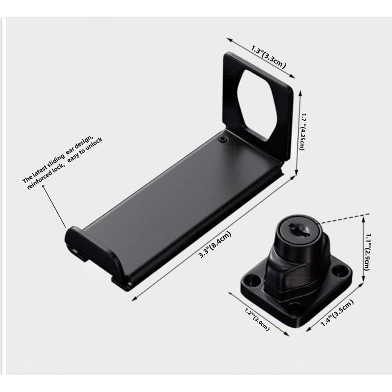 90 Right Angle Locks with Key Heavy Duty flip Door