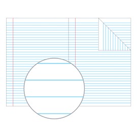 Olympic, A4 Exercise Book, 128 pages, 8mm Ruled with Red Margin
