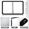 Teling 8 Pack Zipper Binder with 3 Ring Cover Zipper,
