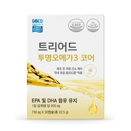 Triad Transparent Omega 3 Core Suitable for all 4 criteria for rancidity Recommendation for RTZ Omega 3 (3 months) / 트리어드 투명오메가3 코어 산패도 4가지 기준 모두 적합 알티지오메가3 추천(3개월)