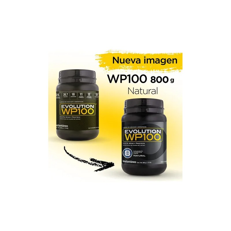 Evolution Proteina Suero De Leche (whey) Wp100 800 G Sabores