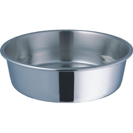 Indipets Heavy Duty Stainless Steel Dog Bowl - 2 Quart - High Gloss, Easy to Clean Finish