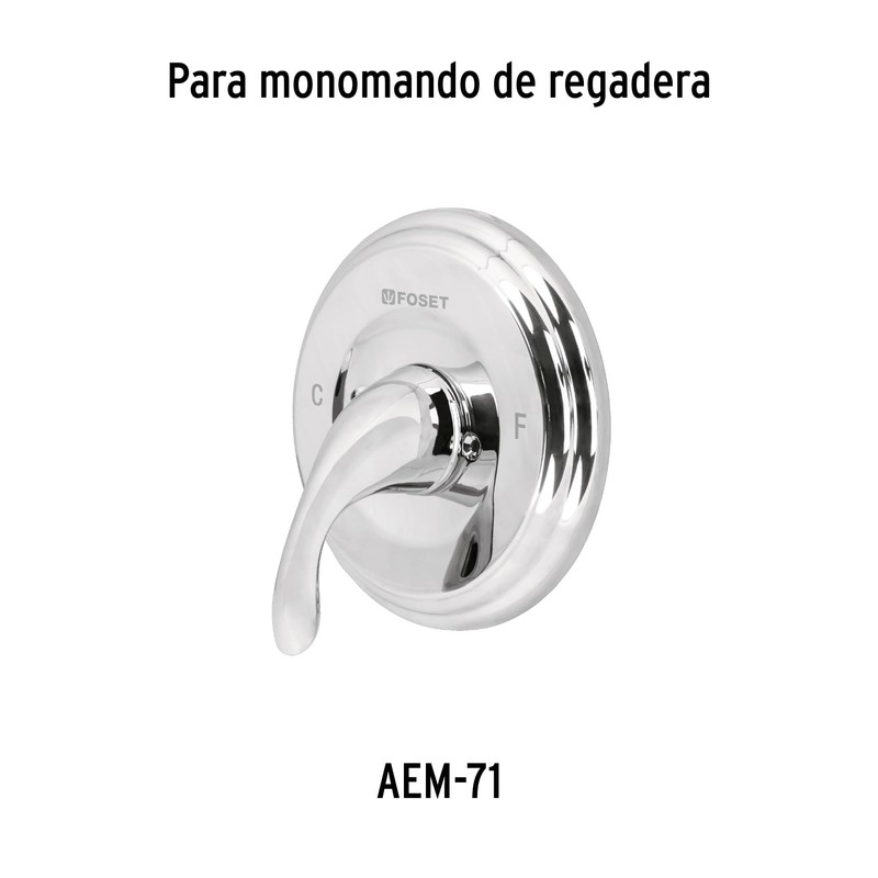 Foset AEMM-06, Maneral monomando para regadera, Aero