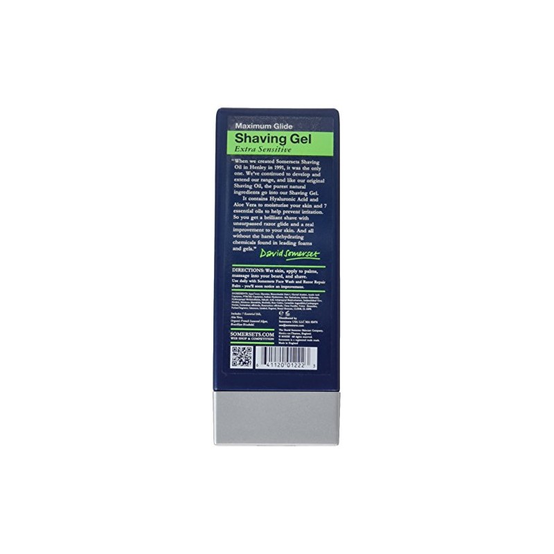 Somersets Men's Sensitive Shave Gel