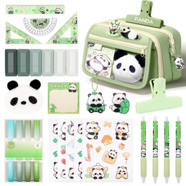 KOSTACHI Pack of 29 Aesthetic School Supplies, Green, Green