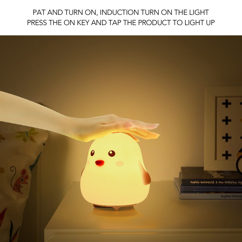 LED Night Light Innovative Chick Shape Night Light USB Charging