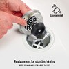 HIGHCRAFT 9843-2 Stainless Steel Kitchen Sink Strainer Basket Replacement for