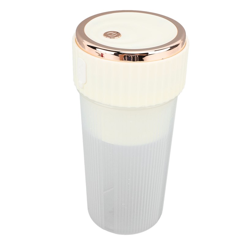 Blender Cup Beige 300ml 1500mAh USB Rechargeable Cordless 22000rpm Smoothie