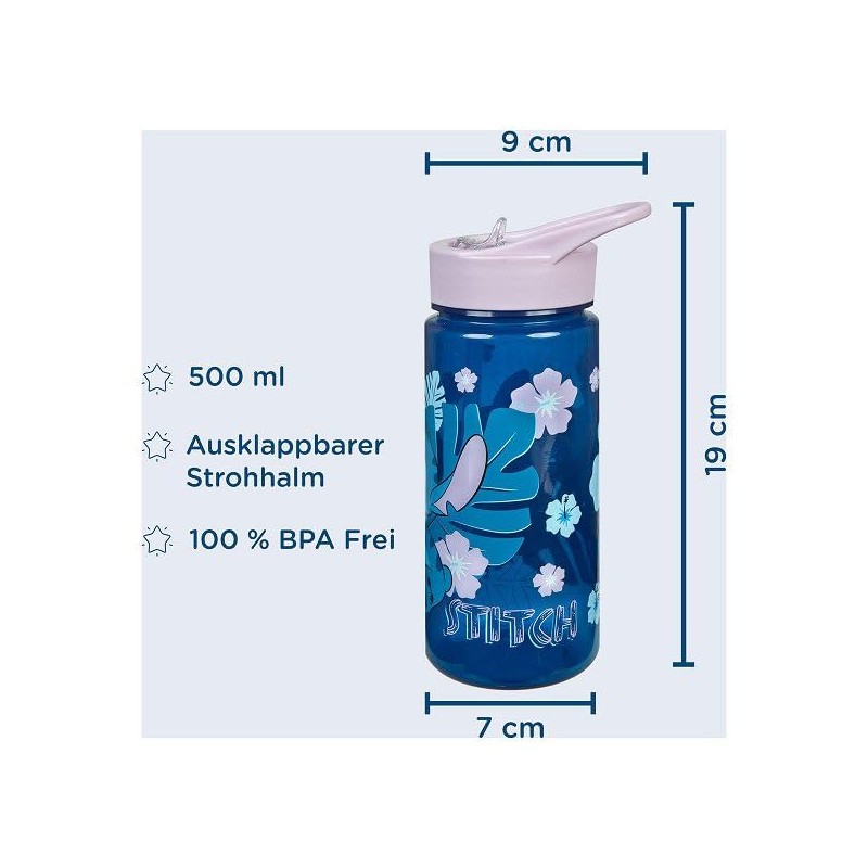 Undercover 6600000082 Lilo & Stitch Water Bottle - Lilo &