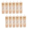 Luz María-Paquete de 12 mini cirios de "Espíritu Santo"(Recuerdo, Decorativos,