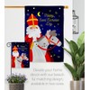 Ornament Collection Saint Nicholas Day House Flag Winter Wonderland Snowflake