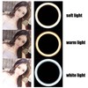 10 Inch 2400‑3000LM 12W LED Ring Light with Cell Phone