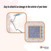 5 Pack 90mm (3.5") Brick Hooks - Wall Crab Clips