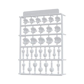 Hobby Base PPC-T115 Premium Parts Collection, Joint Craft, Ball Joint, Large, Pure White, Plastic Model Parts