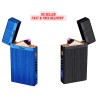 multi-function lighter NEW Electric Lighter USB Rechargeable Dual Arc Plasma,