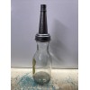 Gulf Motor Oil Bottle Spout Cap Glass Vintage Style Gas