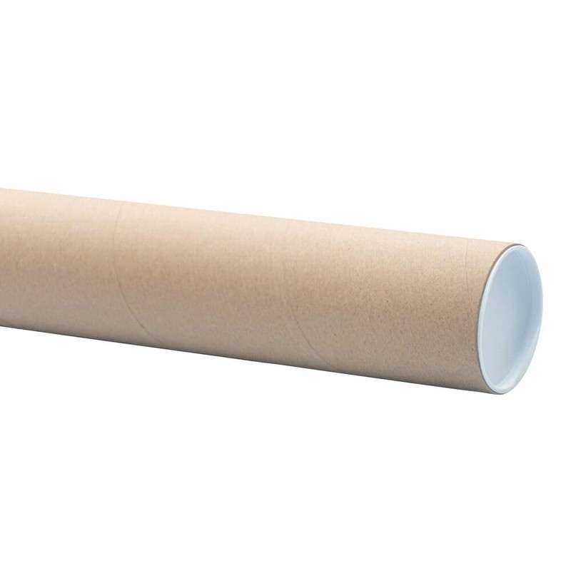 VEPATIM 3 Postal Tubes Round 76 x 610 mm Brown