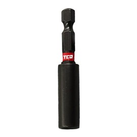 Magnetic Bit Holders Shock Resistant Impact Duty - 1/4 Inch Hex Shank, 60mm Long - Fit's Most Powertool Manufacturers - Boost Precision, Efficiency and Durability with TCD's Mag Bit Holders!
