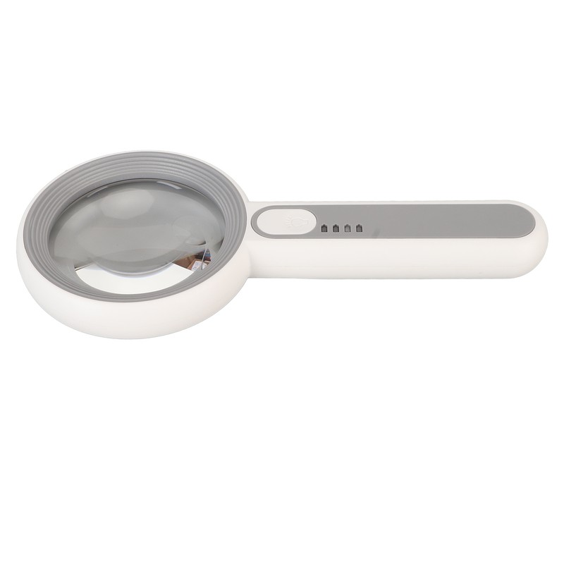 Handheld LED Magnifying Glass Touch Control Rechargeable Portable Illuminated Magnifier