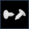 INFINAUTO 40pcs 7mm Hole Dia Plastic Bolt Rivets Bumper Clips