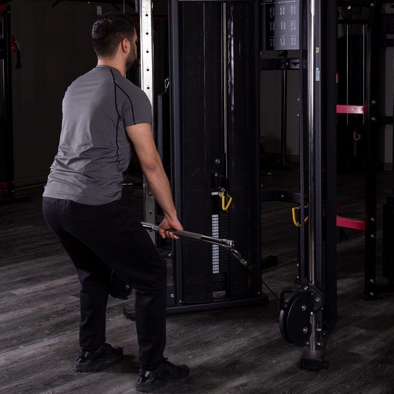 AmStaff Fitness 48" Straight Ez Curl Lat Pull Down Bar
