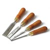 Narex Premium Bevel Edge Chisel Set with Stained Hornbeam Wood