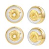 Gold Earring Backs Replacement, JIACHARMED 18K Gold Silicone Earring Backs