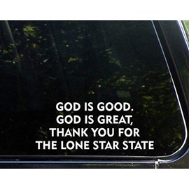 Sign Depot God is Good. God is Great, Thank You for The Lone Star State