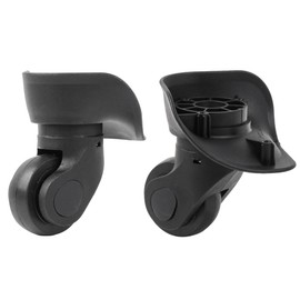 Nicoone W041-2 L Replacement Luggage Wheels, 1 Pair of Suitcase Wheels, Luggage Wheels, Swivel Wheels, Left and Right Wheels for Trolley Suitcase Luggage, W041-2 L