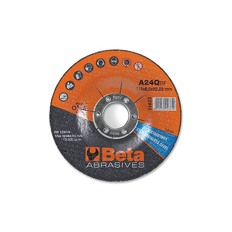 Beta 11023 125 x 6.5 Grinding Discs for Steel and