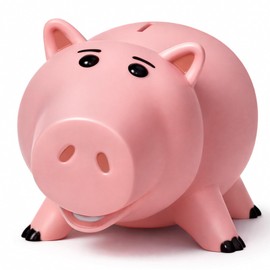 Hamm Piggy Bank, Cute Pink Piggy Banks for Kids, Unbreakable Money Bank for Boys and Girls, Plastic Coin Bank for Christmas Birthday Gift (Pink)