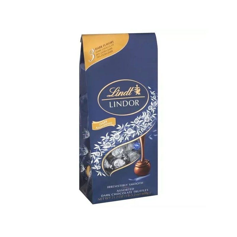 Lindt Lindor Assorted Dark Chocolate Truffles 21.2 OZ, LINDOR Truffles