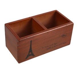 FRCOLOR Retro Wooden Barber Scissor Holder Hair Styling Tools Organizer Hair Accessories Box Hairdressing Tool Storage Box Multifunctional Storage for Salon